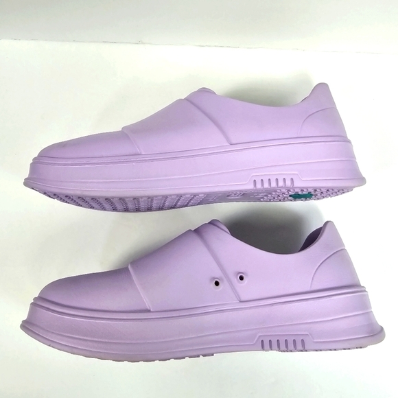 GALES Frontline Nurse Shoes Unisex Lightweight Comfort Slip On Purple Women Sz 8 - Picture 5 of 16